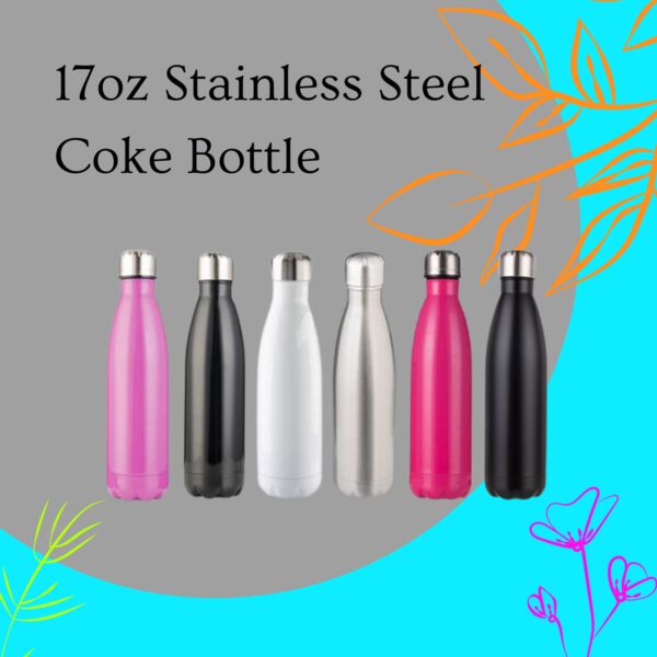 17oz Stainless Steel Insulated Coke bottle Thumbnail