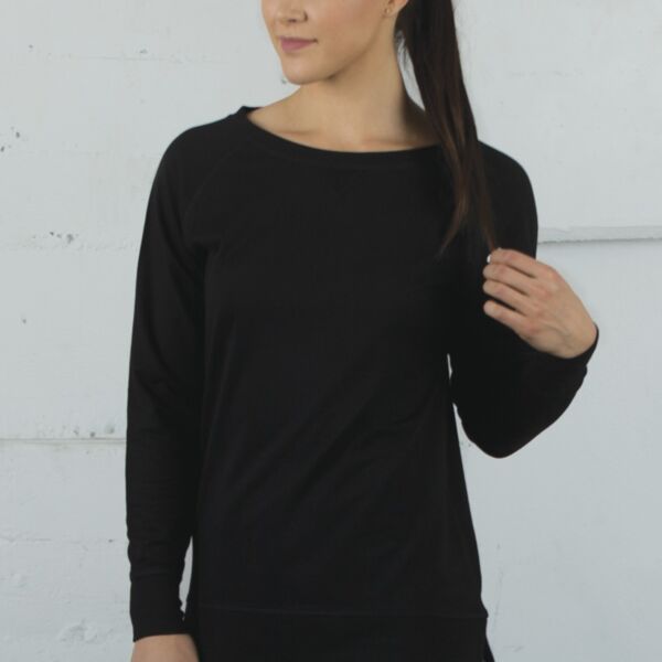 KOI Element Mid-weight Crew Ladies' Fleece Sweatshirt Thumbnail