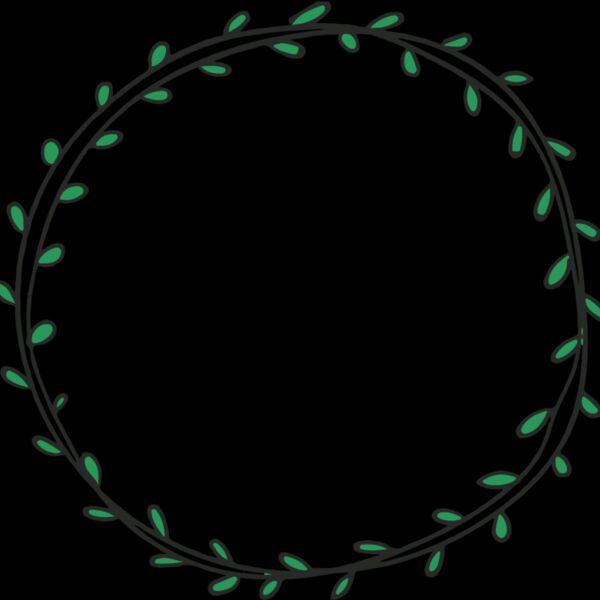 Doodle Leaf Border (0089) Thumbnail