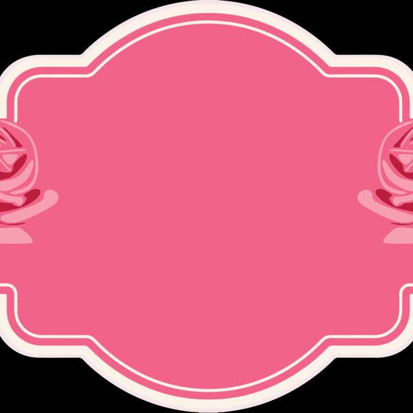 Rose Tag Border (0088) Thumbnail