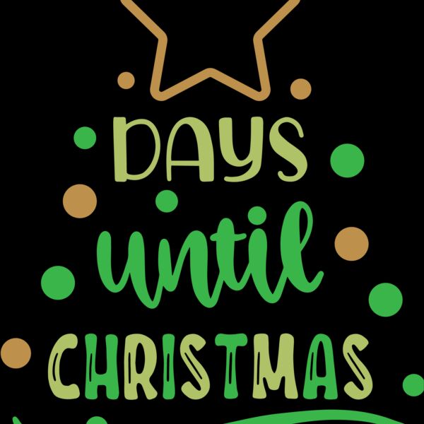 Days Until Christmas Bold (0758) Thumbnail