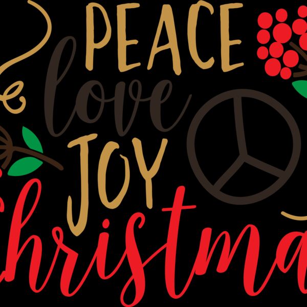 Peace Sign Xmas (0780) Thumbnail