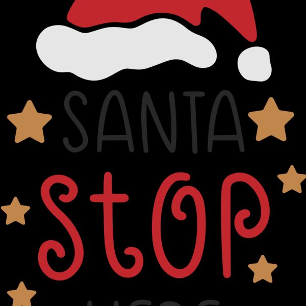 Santa Stop Here Stars (0723) Thumbnail