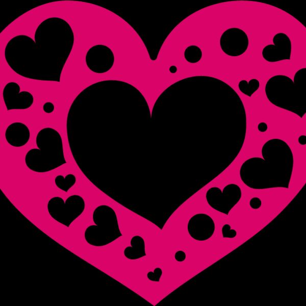 Monogram Heart w/ Hearts (1006) Thumbnail