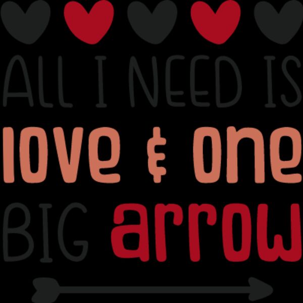 All I Need Is Love SVG Cut File Thumbnail