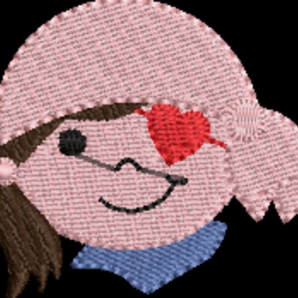 Pirate Face Girl (0273) Thumbnail