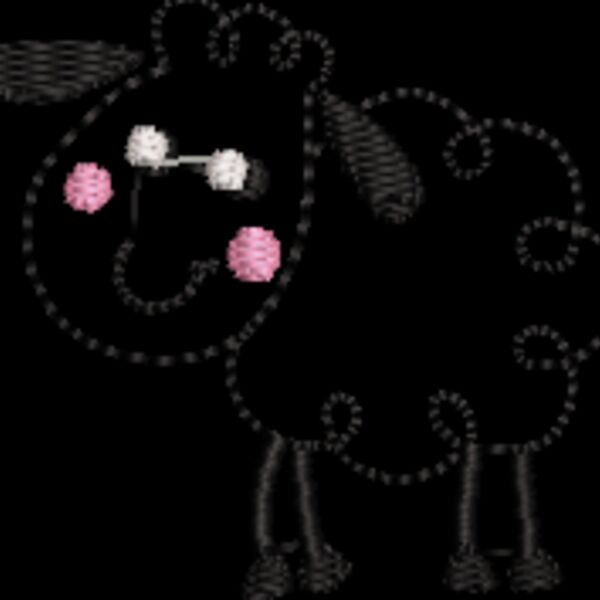 Sheep Line Art (0264) Thumbnail