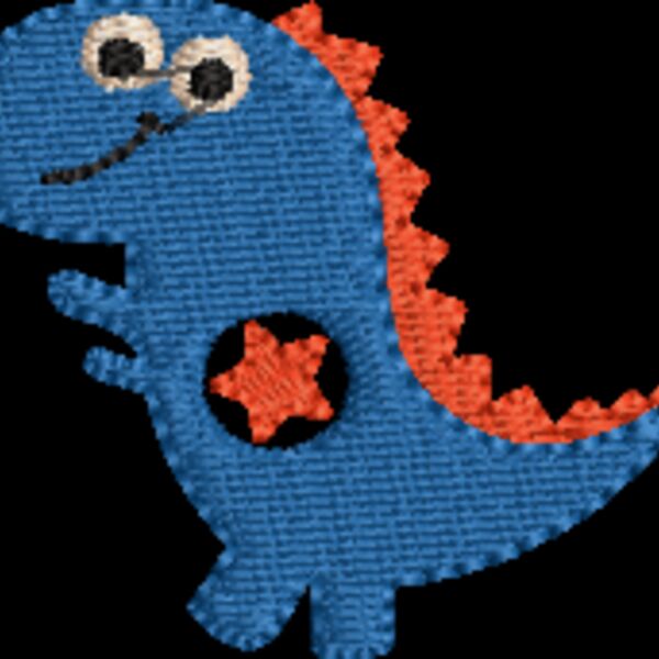 Dino with Star (0239) Thumbnail