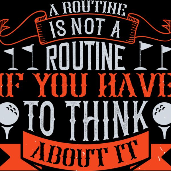 Routine Golf Quote Thumbnail