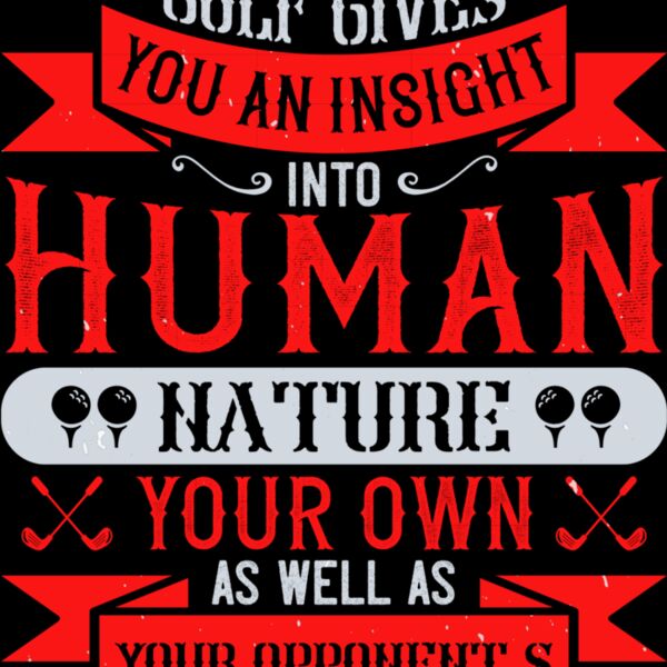 Human Nature Golf Quote Thumbnail