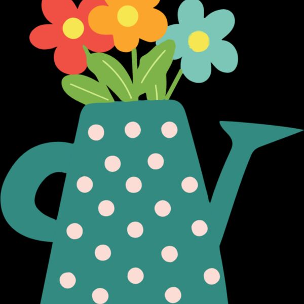 Spring Flower Bloom on Watering Can Thumbnail