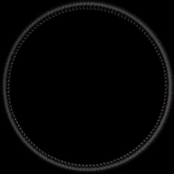 Marrow like patch border 3.5 inch circle Thumbnail