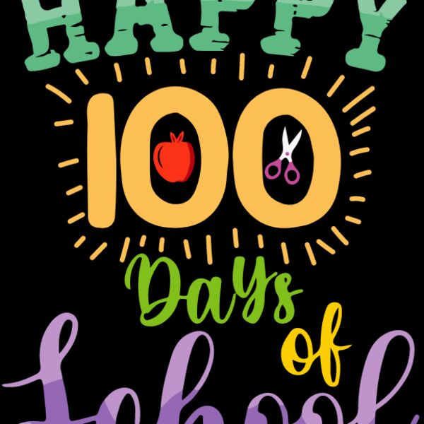 Happy 100 Days of School Doodle Thumbnail
